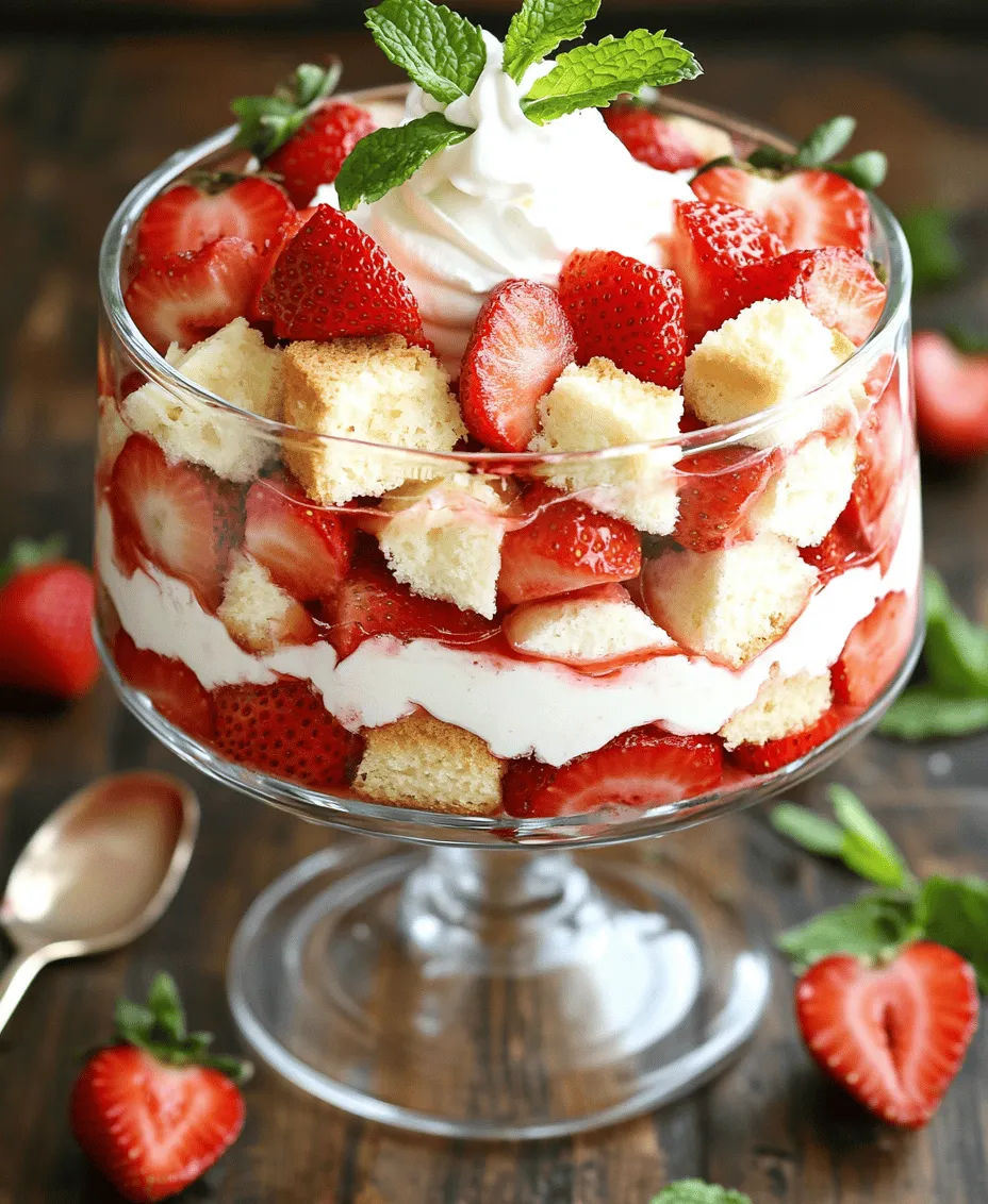 When it comes to desserts that not only taste delightful but also look stunning, few can rival the classic strawberry trifle with pound cake. This light and refreshing dessert is a masterpiece of flavors and textures, making it an ideal choice for various occasions such as family gatherings, summer barbecues, and festive celebrations. The vibrant colors of fresh strawberries, the creamy layers of whipped cream and pudding, and the rich, buttery notes of pound cake combine to create a dessert that is as pleasing to the eyes as it is to the palate.