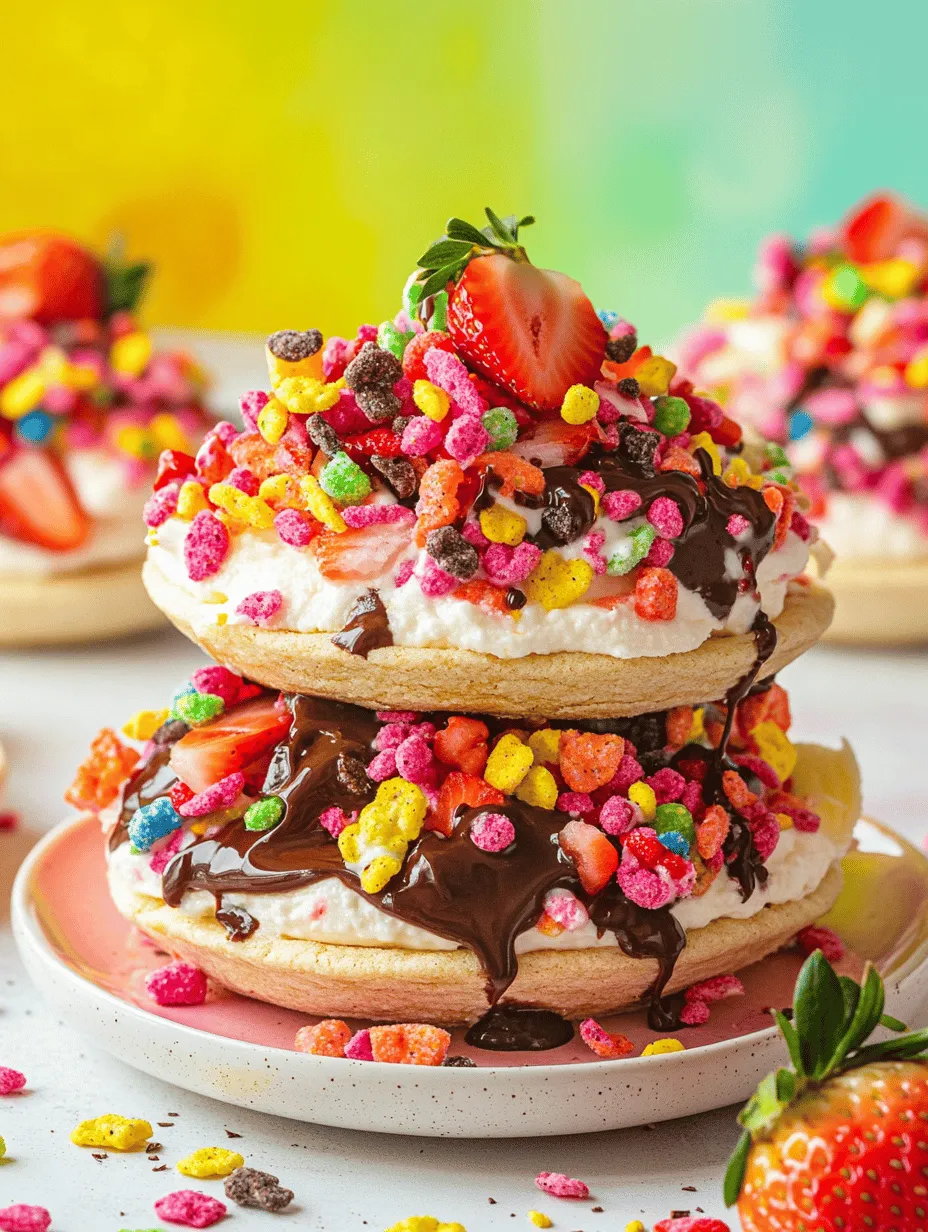 In recent years, the world of desserts has witnessed an exciting transformation, with chefs and home bakers alike embracing innovative combinations of flavors and textures. One such delightful creation that has taken social media by storm is the Fruity Pebbles Cheesecake Taco. This dessert perfectly encapsulates a nostalgic flavor profile with a modern twist, making it a favorite among both kids and adults. Imagine biting into a crunchy taco-shaped cookie filled with a luscious cheesecake mixture, all enhanced by the colorful crunch of Fruity Pebbles cereal. It’s a fun and whimsical dessert that not only tastes fantastic but also delivers a visual punch, making it a showstopper at any gathering.