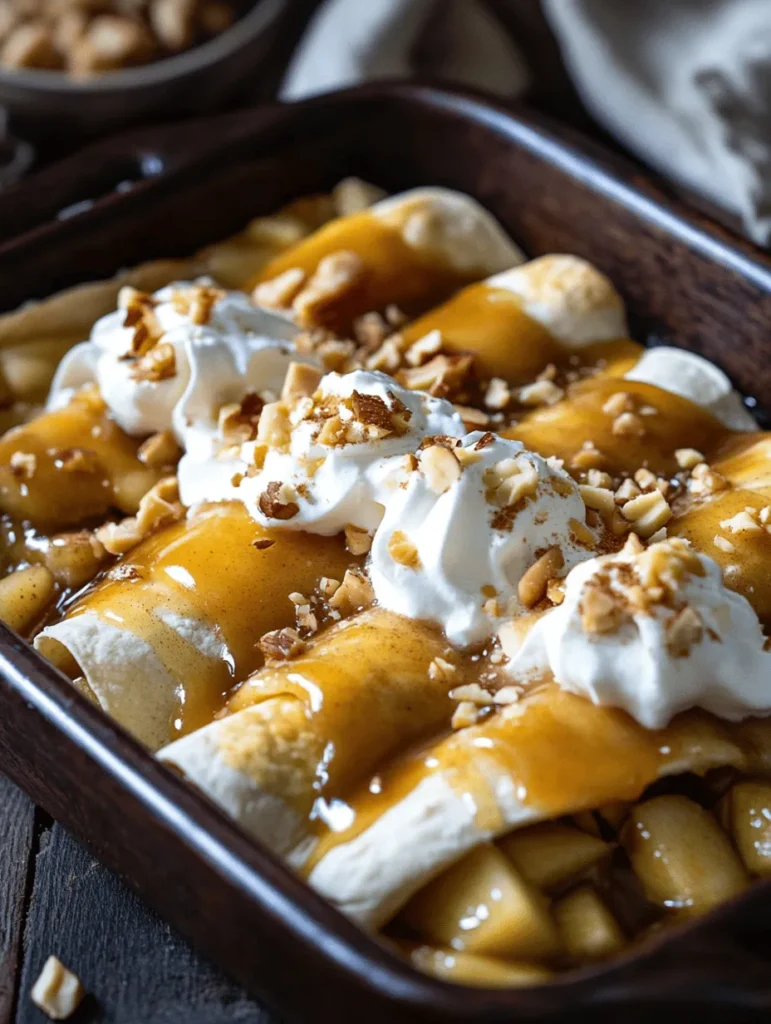Welcome to the delightful world of desserts, where innovation meets tradition in the most scrumptious way! If you're tired of the same old apple pie but love the comforting flavors of this classic dessert, you're in for a treat. Allow us to introduce you to our Whimsical Apple Pie Enchiladas Adventure! This unique recipe transforms the beloved apple pie into a fun and creative dish that combines the essence of traditional apple pie with the playful twist of enchiladas.