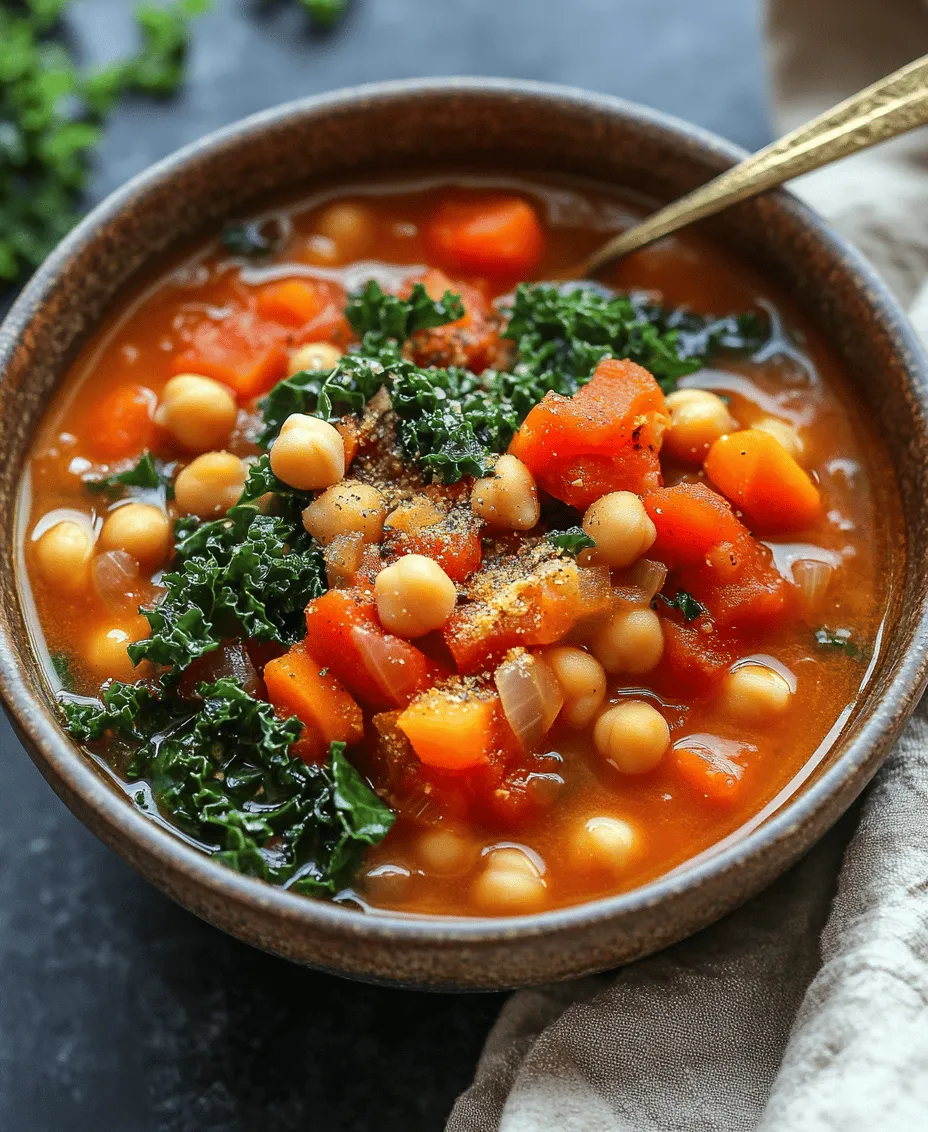 Tuscan Chickpea Soup, also known as 