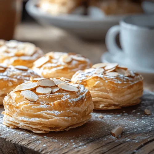Pastries have long held a special place in culinary traditions across the globe. Their irresistible allure lies in their diverse textures and flavors, capable of captivating the senses with every bite. From the delicate buttery layers of croissants to the rich sweetness of danishes, pastries are a celebration of culinary artistry. Among these delightful treats, the Flaky Sweet Almond Pastry Delight stands out as an exquisite creation that masterfully combines a flaky texture with the rich, nutty flavor of almonds.