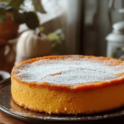 As the leaves turn vibrant shades of orange and gold, and the air becomes crisp and cool, thoughts of cozy kitchens and seasonal baking come to mind. One dessert that perfectly encapsulates the essence of fall is the Pumpkin Magic Custard Cake. This delightful treat boasts a unique texture that is both rich and creamy, making it a standout addition to any autumnal gathering. The cake features a magical layering effect that creates a custard-like consistency beneath a soft and fluffy top, offering a delightful surprise with each bite.