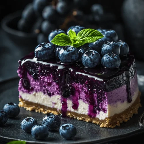 If you’ve ever dreamed of indulging in a dessert that embodies the whimsical charm of the Harry Potter universe, the Ravenclaw Midnight Blueberry Cheesecake is your perfect match. This enchanting dessert pairs the rich, creamy texture of traditional cheesecake with the delightful burst of blueberries, all while capturing the midnight blue essence associated with Ravenclaw House. With its striking appearance and luscious flavor, this cheesecake is sure to impress at any gathering, be it a birthday party, a book club meeting, or a themed event.